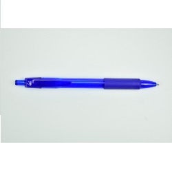 Blue Colored Pen With Rubber Grip